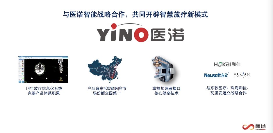 醫(yī)諾與商湯科技戰(zhàn)略合作，攜手推進(jìn)智慧化遠(yuǎn)程放療生態(tài)建設(shè)